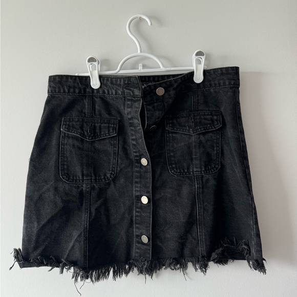 Forever 21 Denim Button Down Skirt - Picture 1 of 3